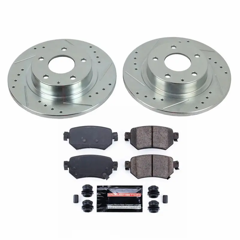 Power Stop 16-18 Mazda 6 Rear Z23 Evolution Sport Brake Kit 1