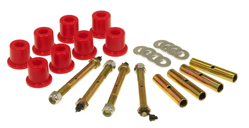 Prothane 76-86 Jeep Cj5/7/8 Front Shackle Bushings - Red 1