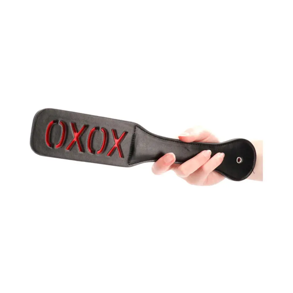 Ouch! 'Xoxo' Paddle Black 1