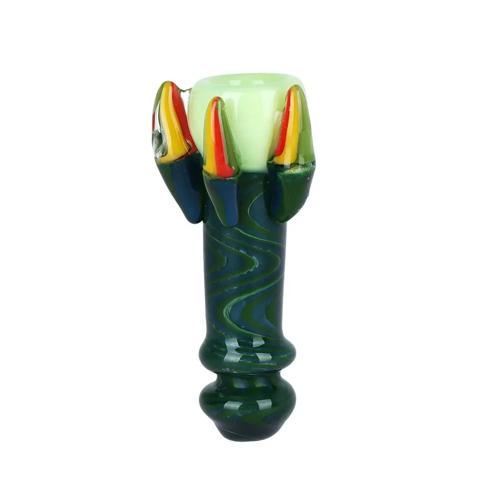 Goblin Claw Goblet Wig Wag Glass Chillum - 3.25" 1