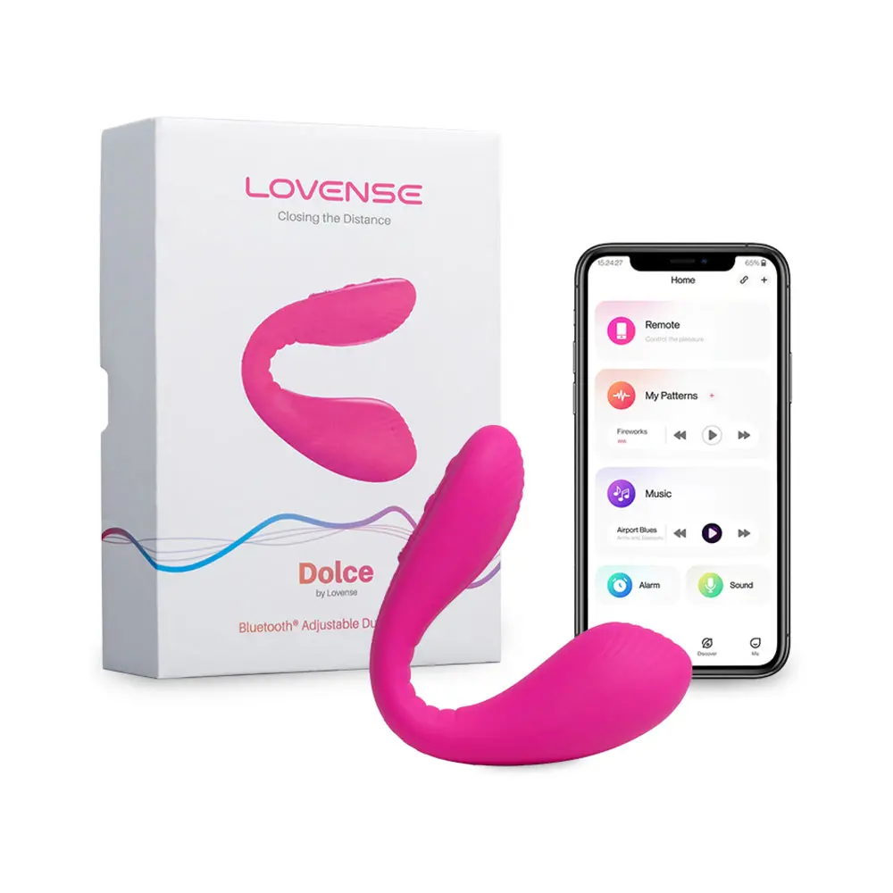 Lovense Dolce Bluetooth Adjustable Dual Vibrator 1