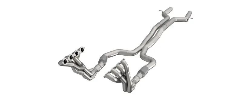Kooks 2022 Cadillac Ct5v 2In X 3In Ss Longtube Headers And Green Catted Ss X-Pipe 1