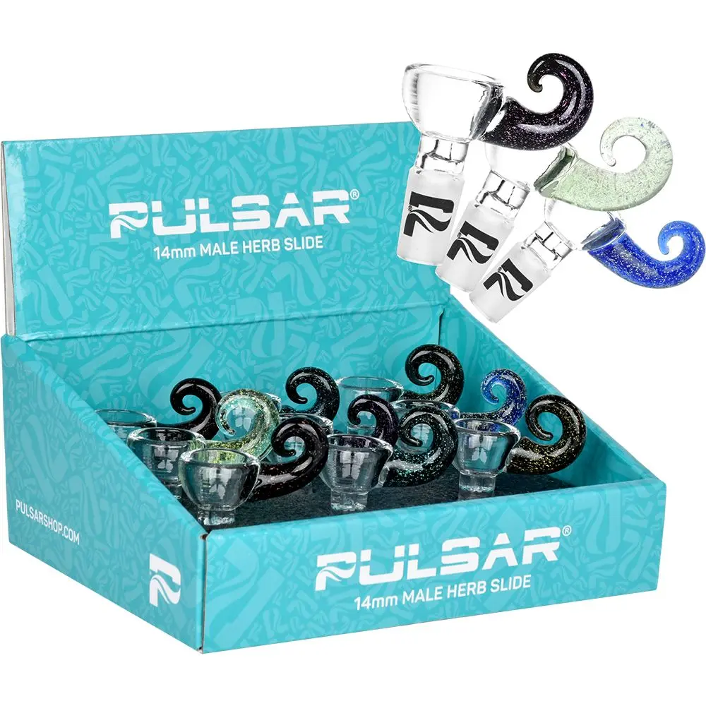 Pulsar Come Hither Dichro Handle Herb Slide -14Mm M / 9Ct 1