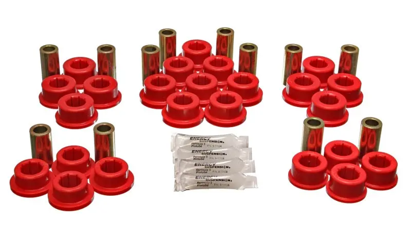 Energy Suspension 87-92 Toyota Supra Red Rear Control Arm Bushing Set 1