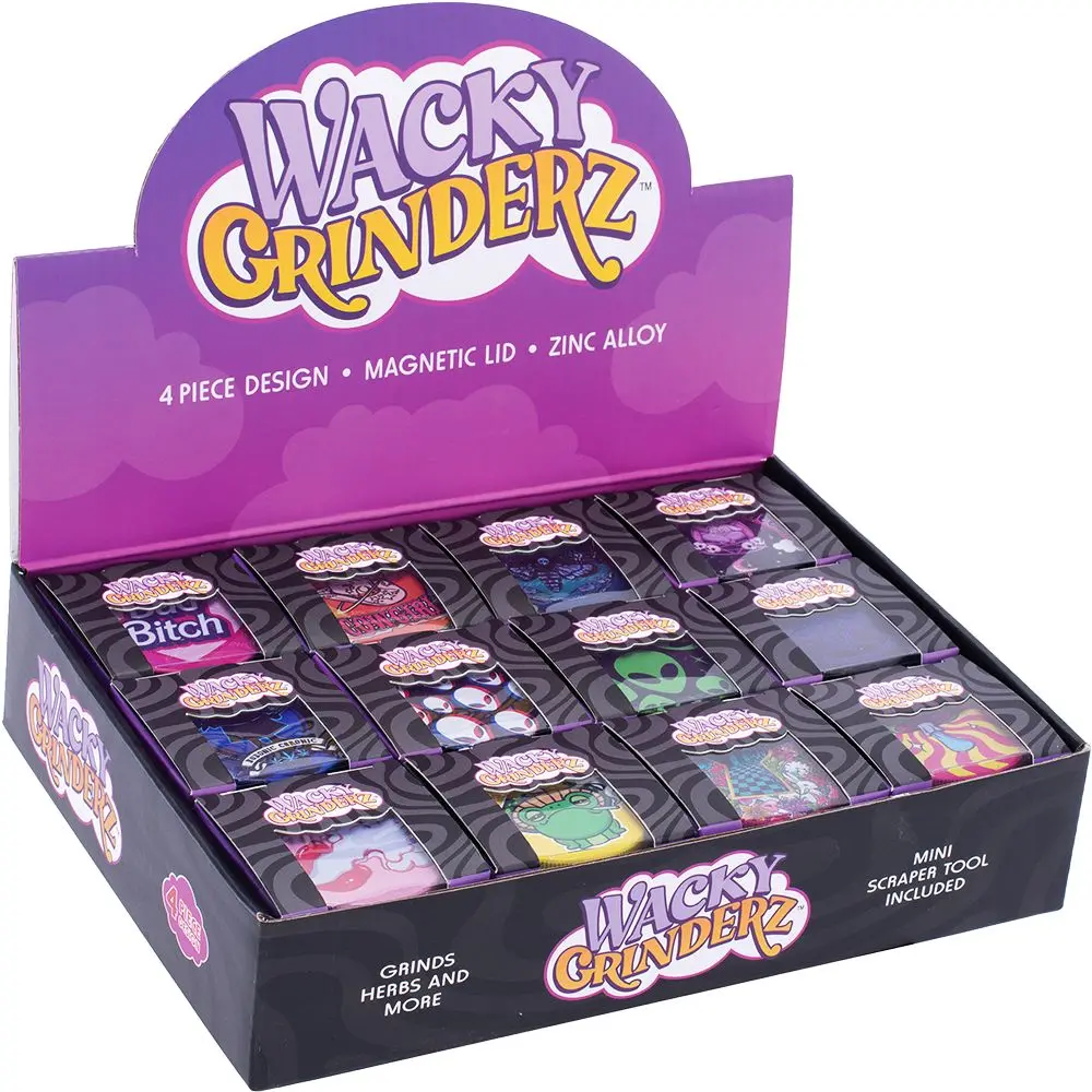 Wacky Grinders Fully Wacky Assortment - 2" / 4Pc /12Ct 1