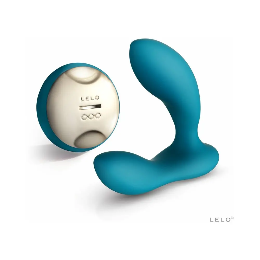 Lelo Hugo Rechargeable Remote Control Prostate Vibrator Ocean Blue 2