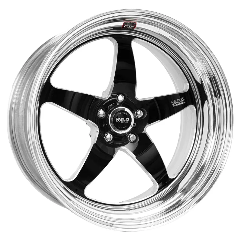 Weld S71 20X9 / 5X115mm Bp / 6.3In. Bs Black Wheel (High Pad) - Non-Beadlock 1