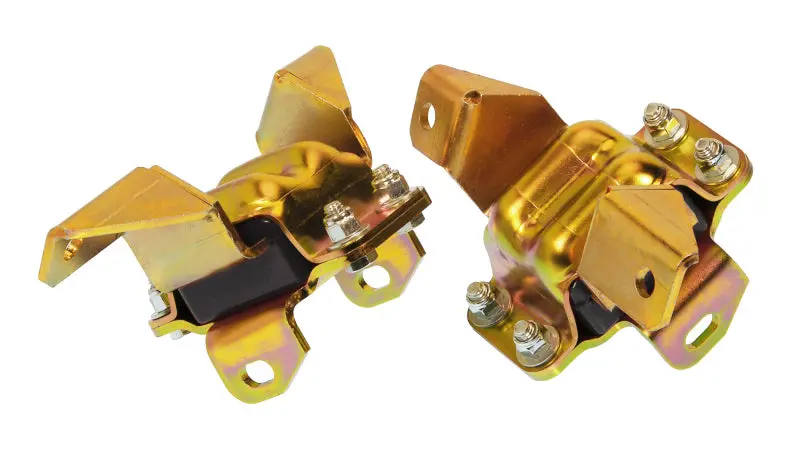Prothane 65-73 Ford Mustang V8 Motor Mounts - Black 1