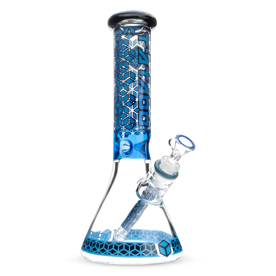 Lookah Glass 12" Geometric Water Pipe 1