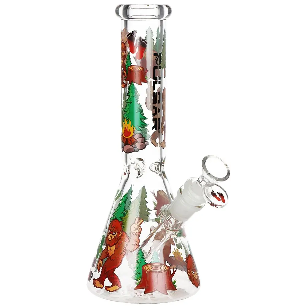 Pulsar Grumpy Bigfoot Beaker Glass Water Pipe - 10" / 14Mm F 1