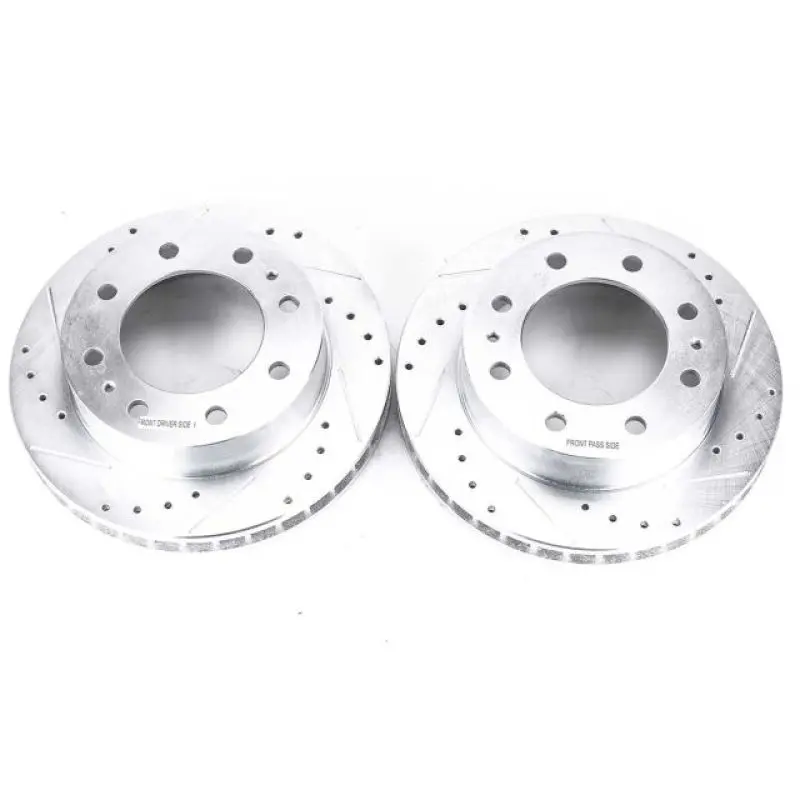 Power Stop 00-05 Cadillac Deville Front Evolution Drilled & Slotted Rotors - Pair 1