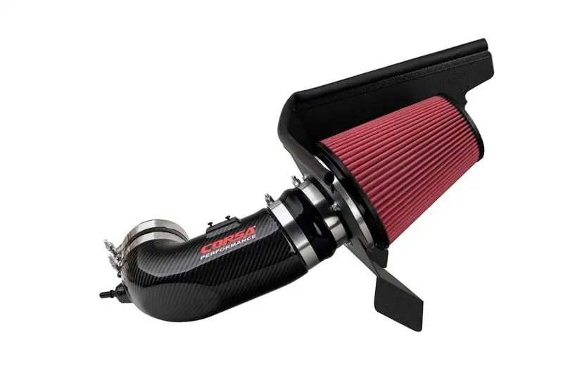 Corsa 2017-23 Chevrolet Camaro Zl1 Carbon Fiber Air Intake W/ Drytech 3D No Oil Filtration 1