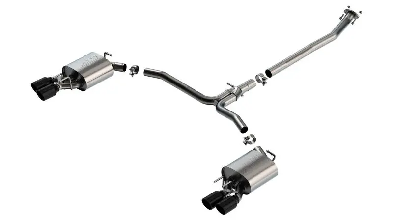 Borla 18-22 Toyota Camry Xse 2.5L I4 At/Mt Fwd / 4Dr S-Type Cat Back Exhaust (Black Chrome) 1