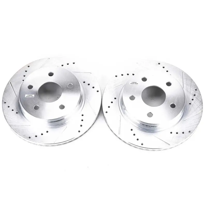 Power Stop 07-09 Chrysler Aspen Front Evolution Drilled & Slotted Rotors - Pair 1