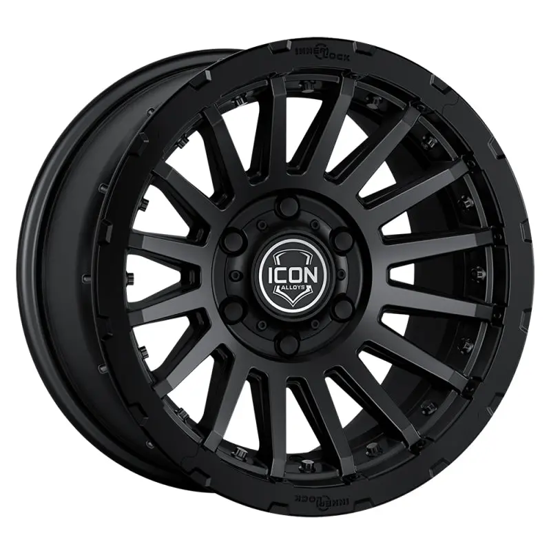 Icon Recon Pro 17X8.5 6X5.5 0Mm Offset 4.75In Bs 106.1Mm Bore Satin Black Wheel 1