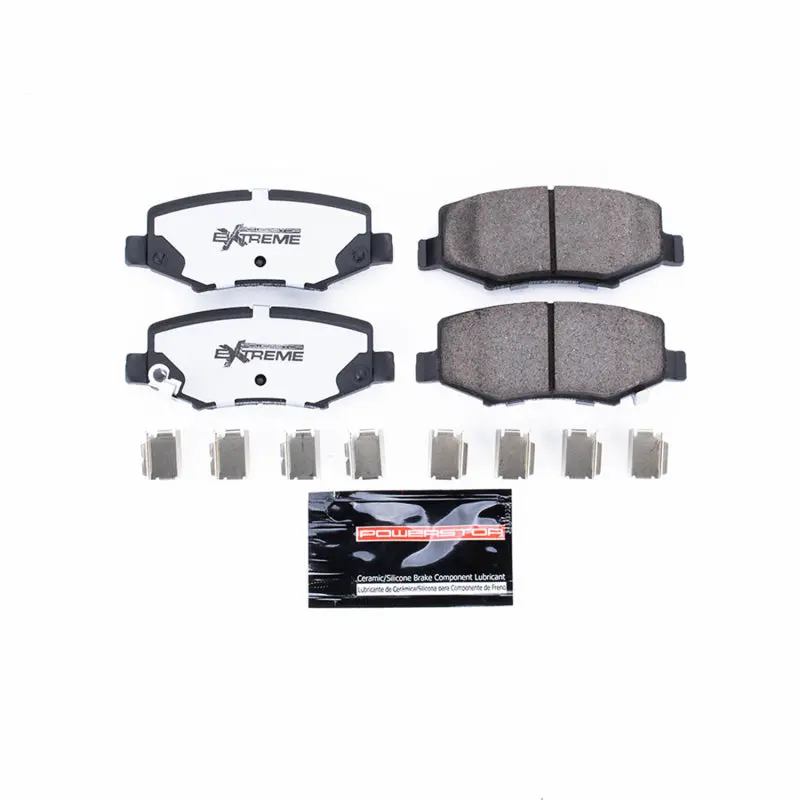 Power Stop 07-18 Jeep Wrangler Rear Z36 Truck & Tow Brake Pads W/Hardware 1