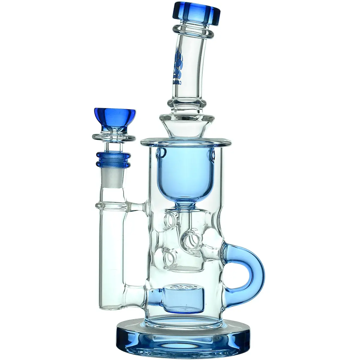 Calibear Cascade Flower Of Life Klein Recycler Dab Rig 3