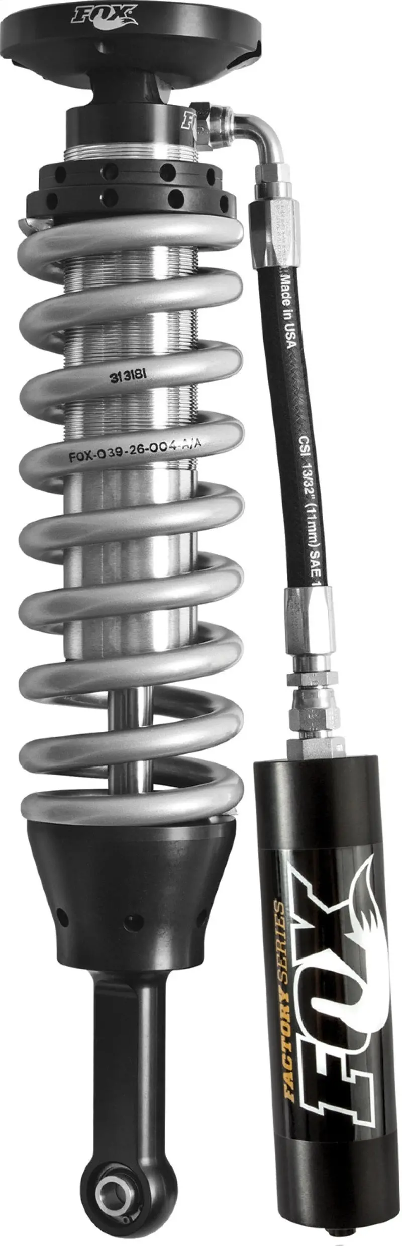 Fox 2007 Chevy 1500 4Wd W/Uca 2.5 Factory Series 5.35In. R/R Coilover Shock Set - Black/Zinc 1