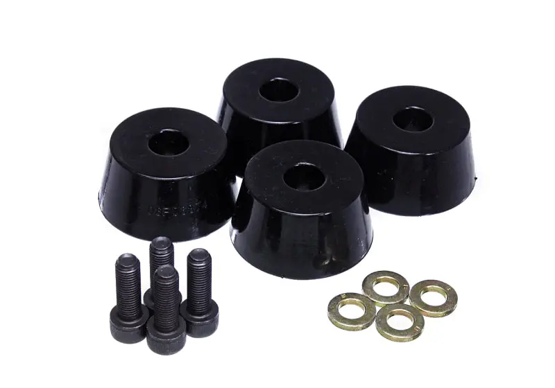 Energy Suspension 96-02 Toyota 4Runner Front Hyper Flex Bump Stop Set - Black 1