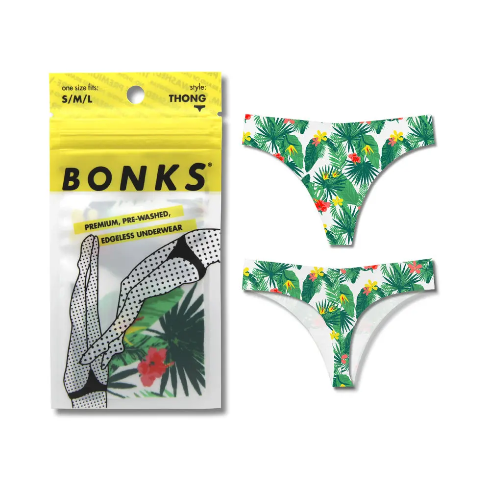 Bonks Tropic Like It's Hot Seamless Thong O/S 1