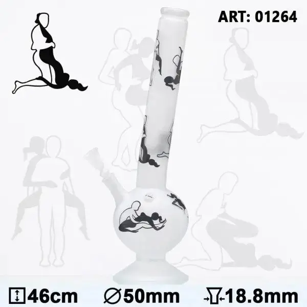 Kamasutra | 18" Bouncer Hangover Glass Water Pipe 1