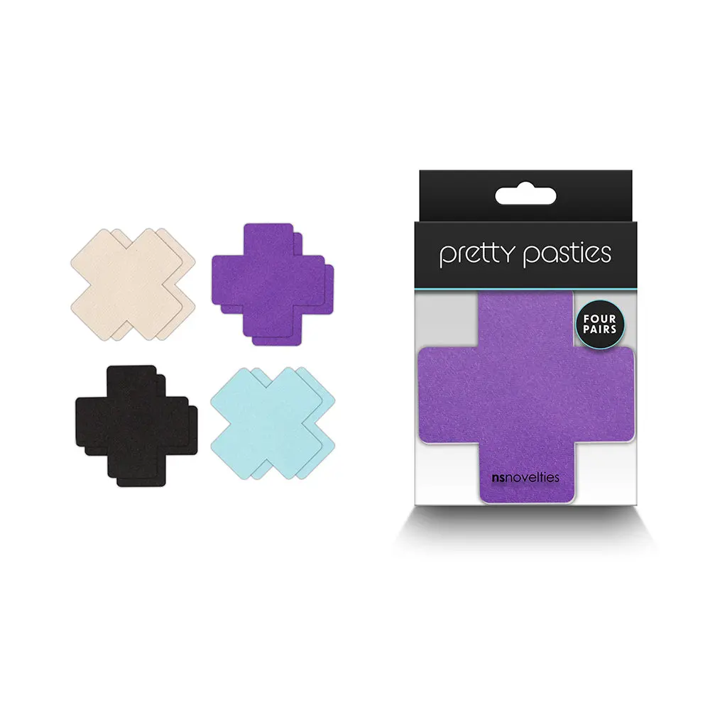 Pretty Pasties Cross I Assorted 4 Pair 1