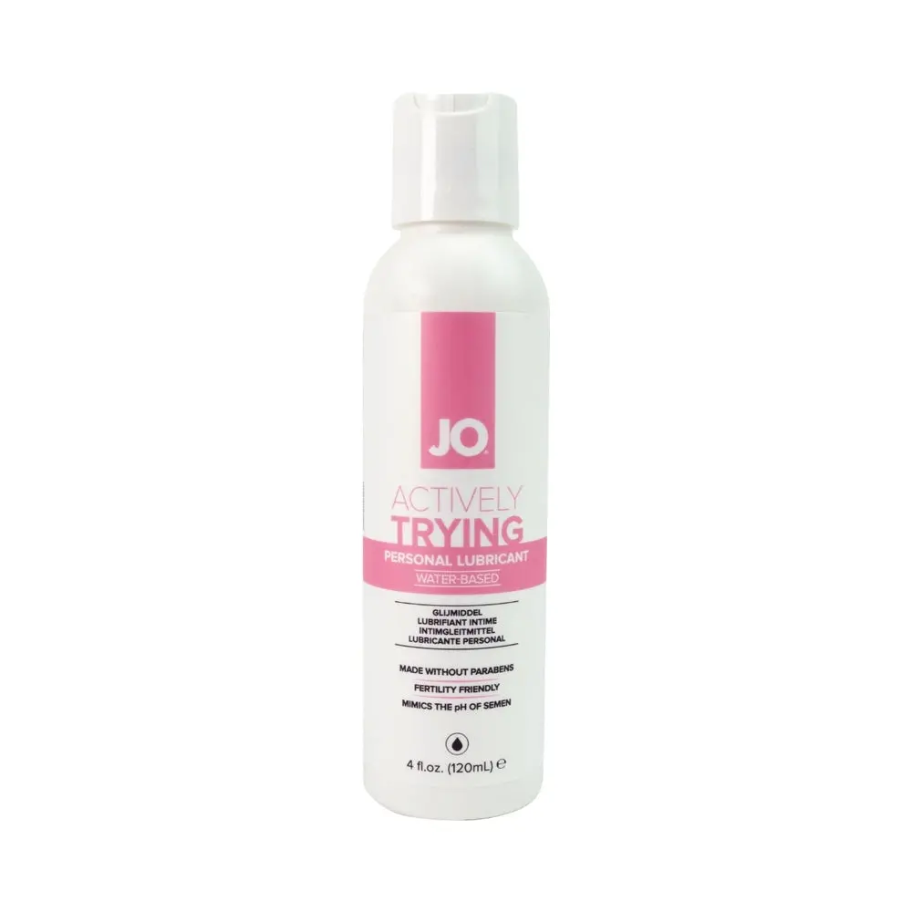 Jo Actively Trying Paraben-Free Water-Based Lubricant 4 Oz. 1