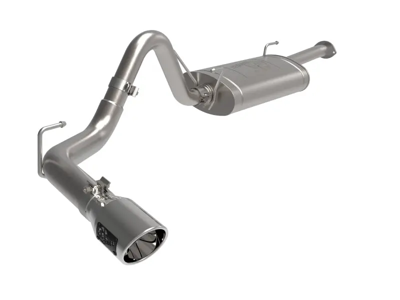 Afe 16-22 Toyota Tacoma Apollo Gt Series 2.5In. - 3In. 409 Ss Cat-Back Exhaust W/ Polished Tip 1