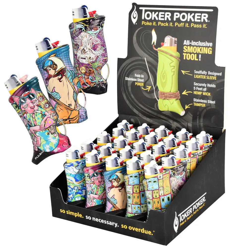 Pulsar Design Series Toker Poker Lighter Sleeve - 25Pcs 1