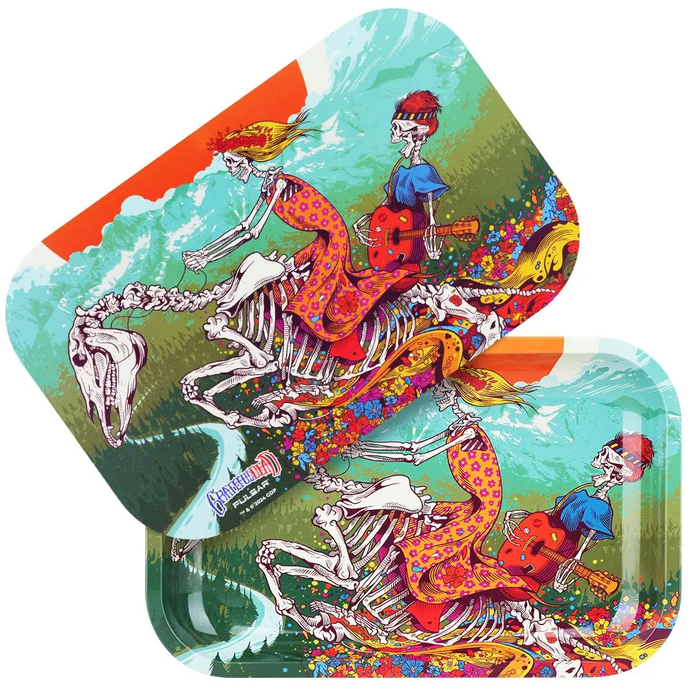 Grateful Dead X Pulsar Rolling Tray & Lid Kit - Dead Horse / 11" X 7" 1