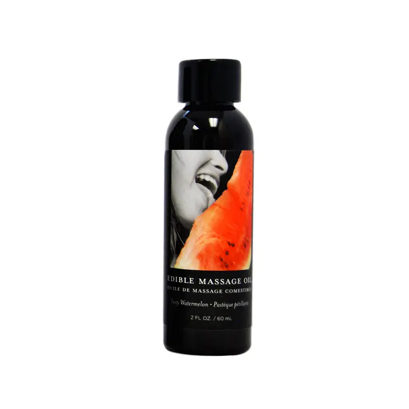 Earthly Body Edible Massage Oil Watermelon 2Oz. 1