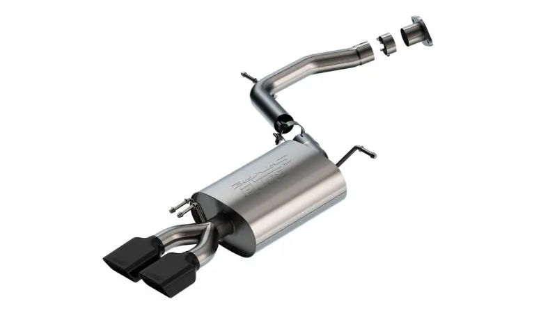 Borla 2023 Hyundai Palisade/20-22 Kia Telluride 3.8L V6 S-Type Axle-Back Exhaust W/ Black Chrome Tip 1