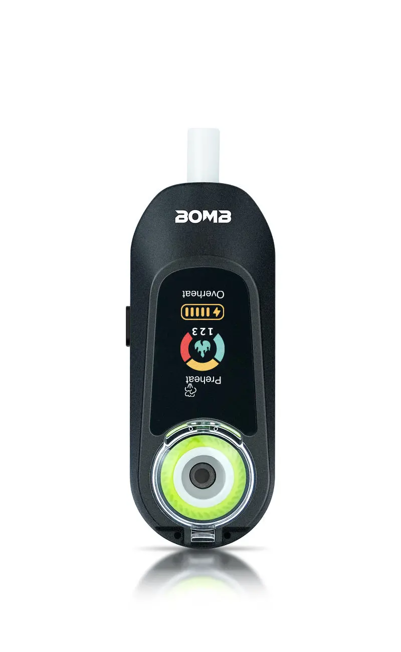 Bomb × Vapx Magic Bean Mobile Vaporizer- Onyx Black 1