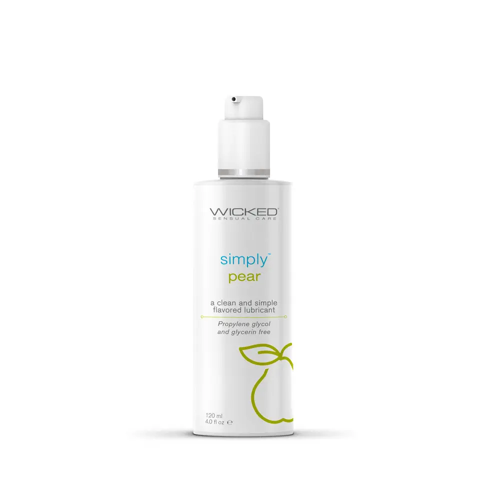 Simply Pear Flavored Water Based Lubricant 4 Oz. 1