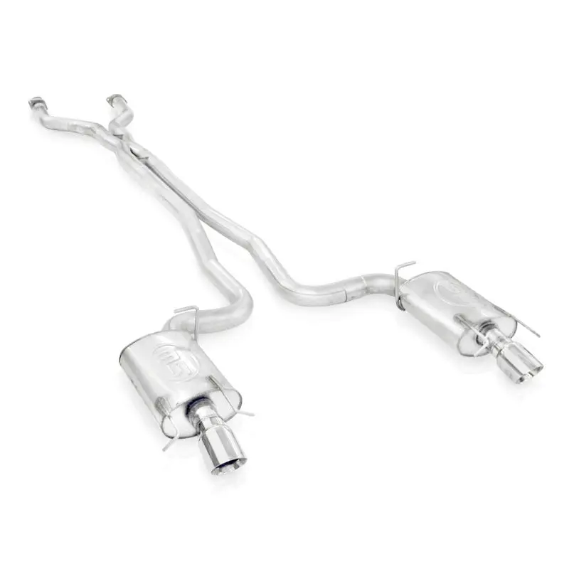 Stainless Works 2009-15 Cadillac Cts-V Sedan 3In Catback System X-Pipe S-Tube Mufflers 4In Tips 1