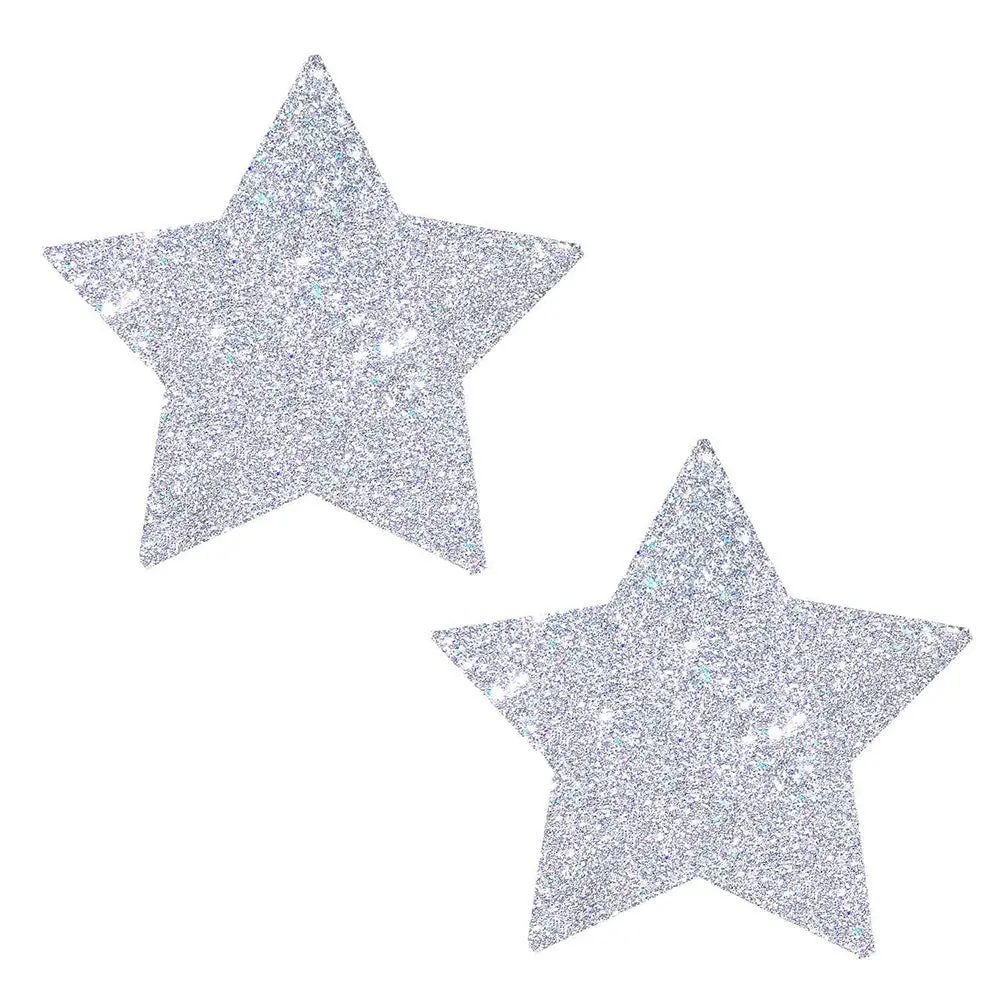 Neva Nude Pasty Starry Nights Silver Glitter 1