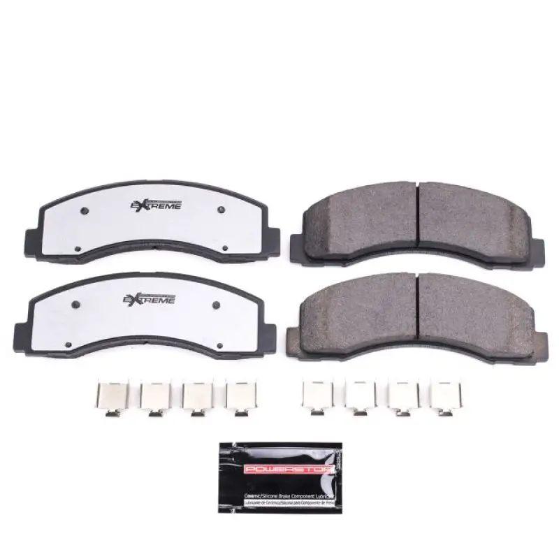 Power Stop 10-19 Ford Expedition Front Z36 Truck & Tow Brake Pads W/Hardware 1