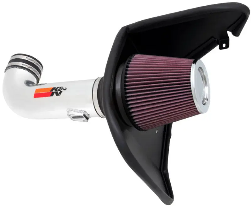 K&N 10 Camaro 6.2L V8 Polished Typhoon Short Ram Intake 2
