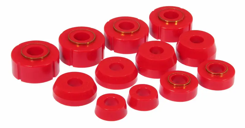 Prothane 66-79 Ford F100-350 4Wd Body Mount - Red 1