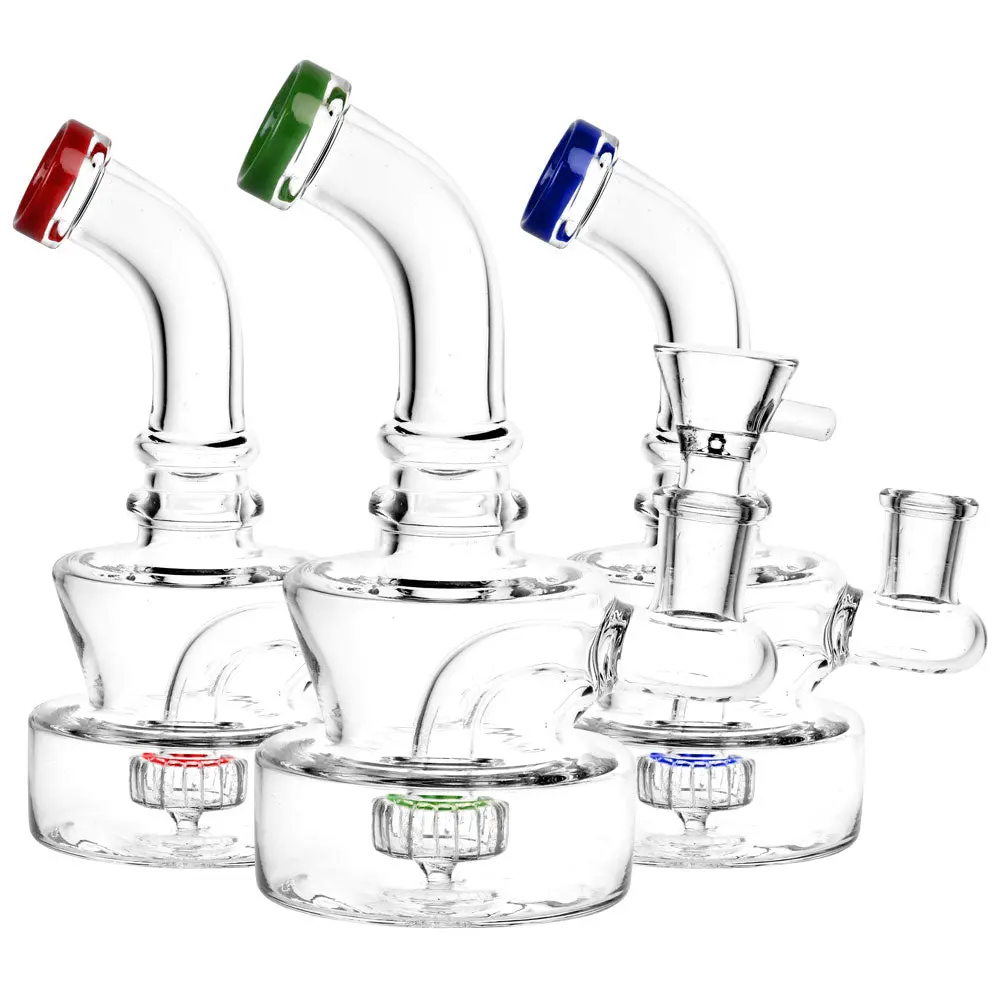 Fat Bottom Mini Water Pipe - 6" / 14Mm F / Colors Vary 1