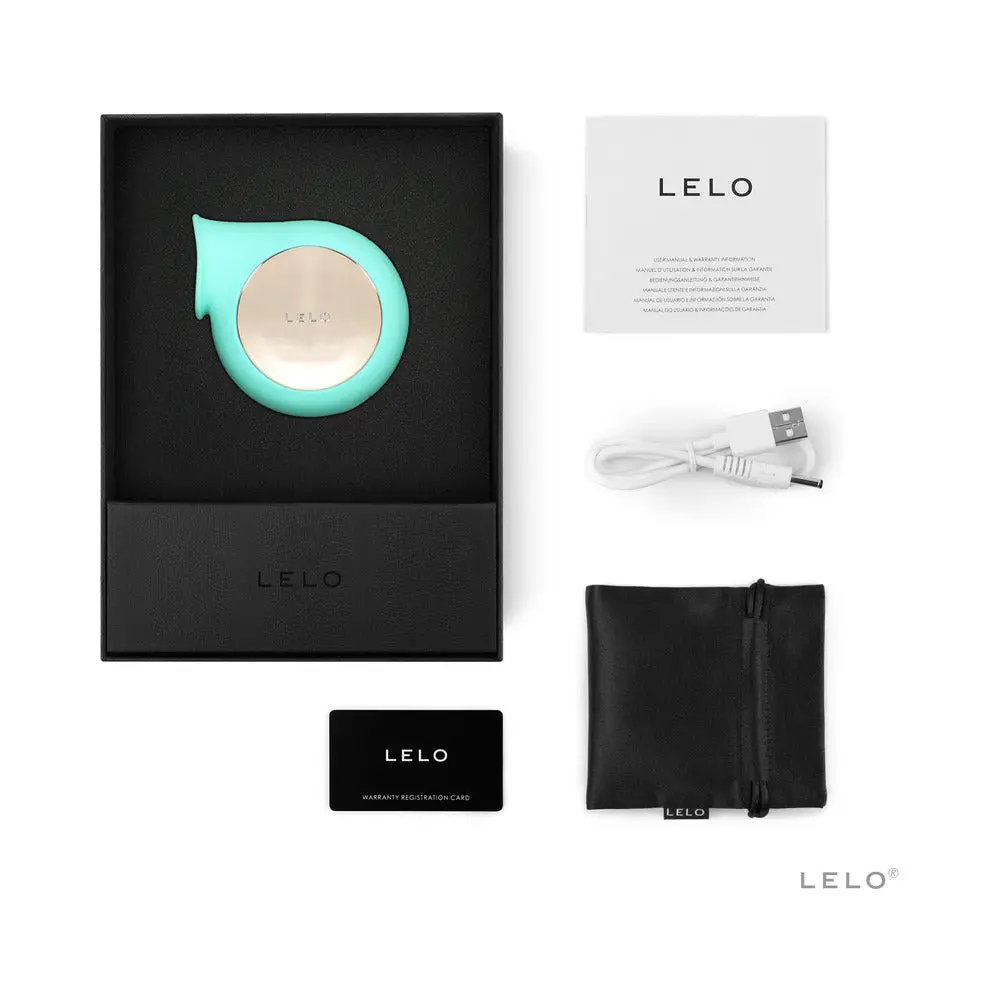 Lelo Sila Rechargeable Sonic Clitoral Stimulator Aqua 1
