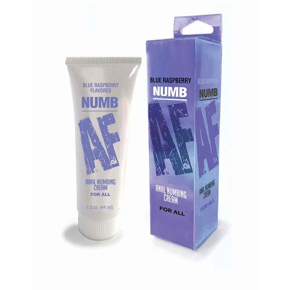 Numb Af Anal Desensitizer Blue Raspberry 1.5 Oz. 1