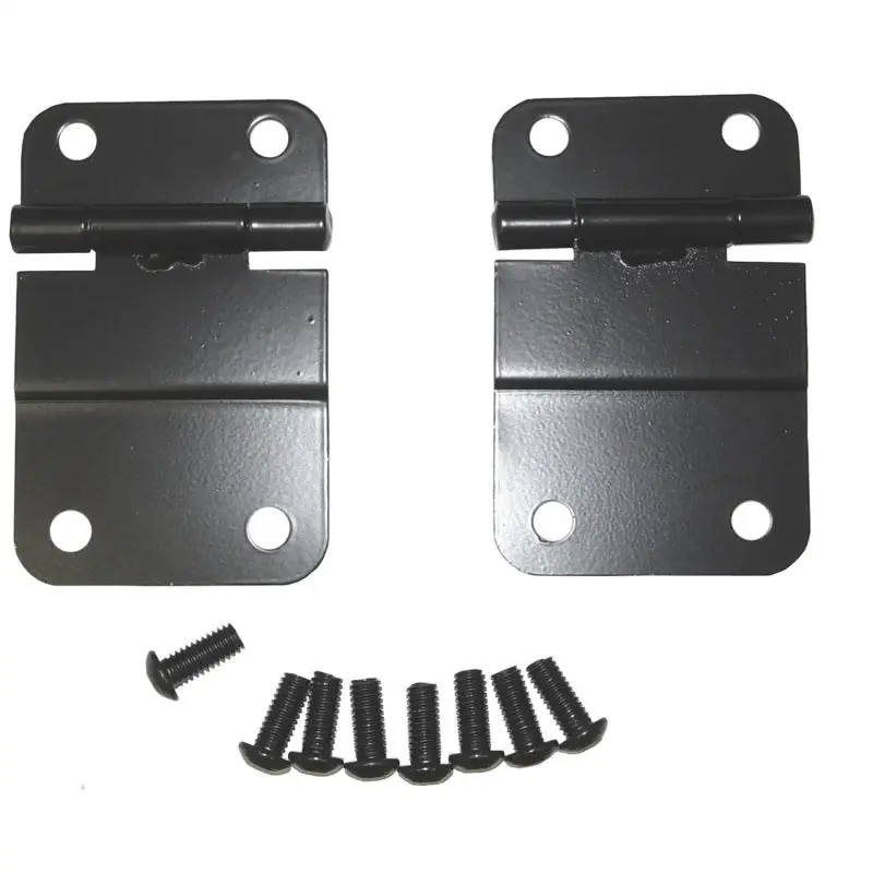 Rugged Ridge 76-86 Jeep Cj Black Lower Tailgate Hinge Set 1