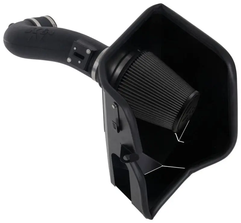 K&N 2019+ Chevrolet Silverado 1500 V8 6.2L Performance Air Intake System 1
