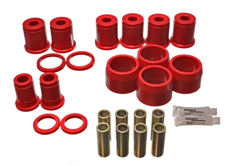 Energy Suspension Rear Cntrl Arm W/Thrust Washrs - Red 1