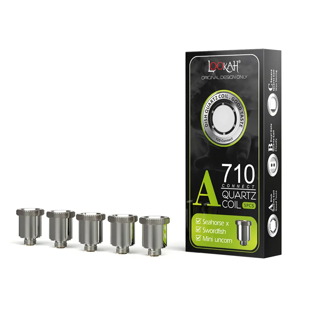 Lookah Seahorse X 710 Connect Quartz Coil | Dish 1