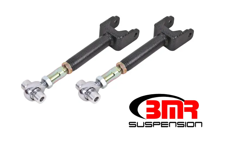 Bmr 64-67 A-Body Upper Control Arms On-Car Adj. Rod Ends - Black Hammertone 1