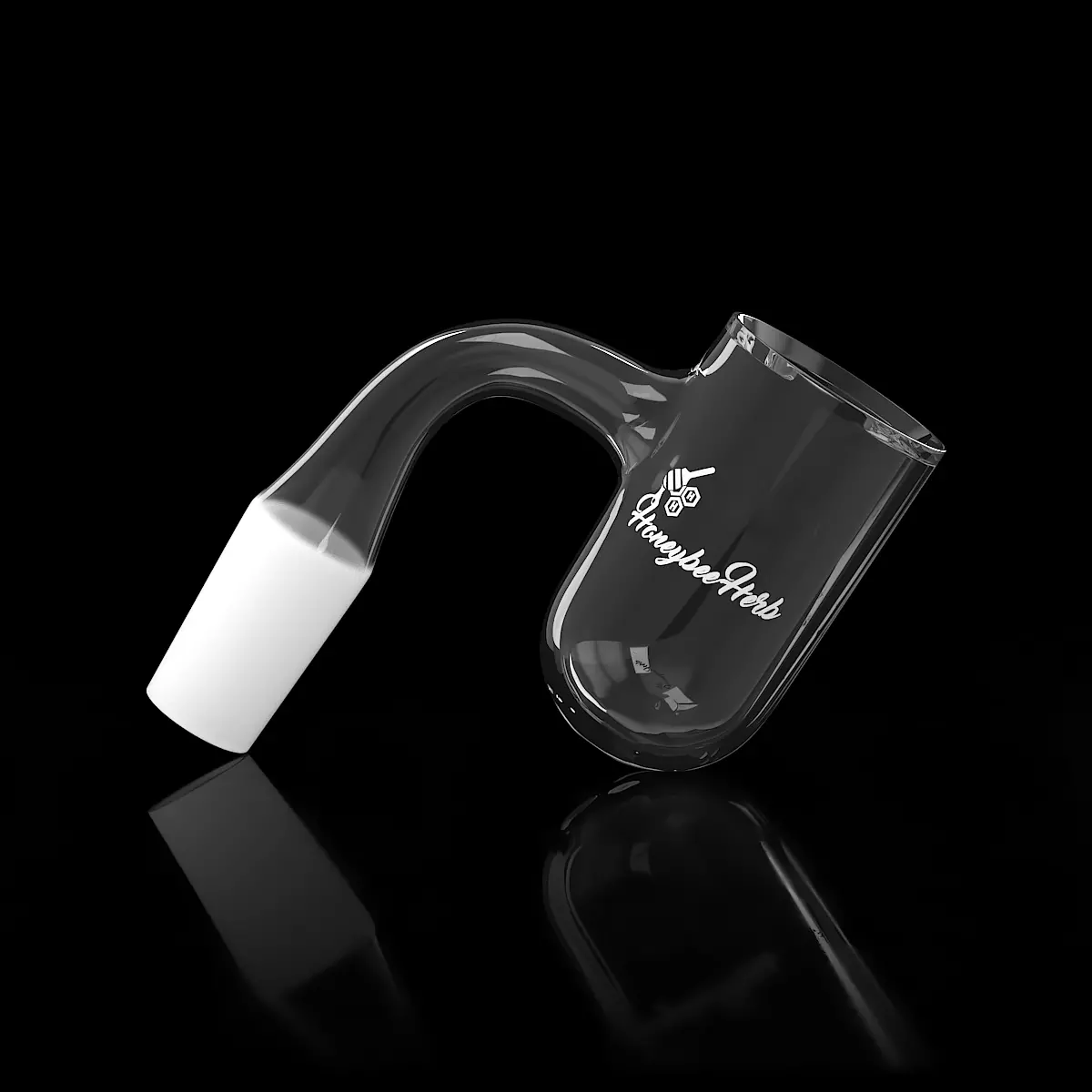 Honey Bevel Deep Bowl Quartz Banger - 90° Degree | Bl 1