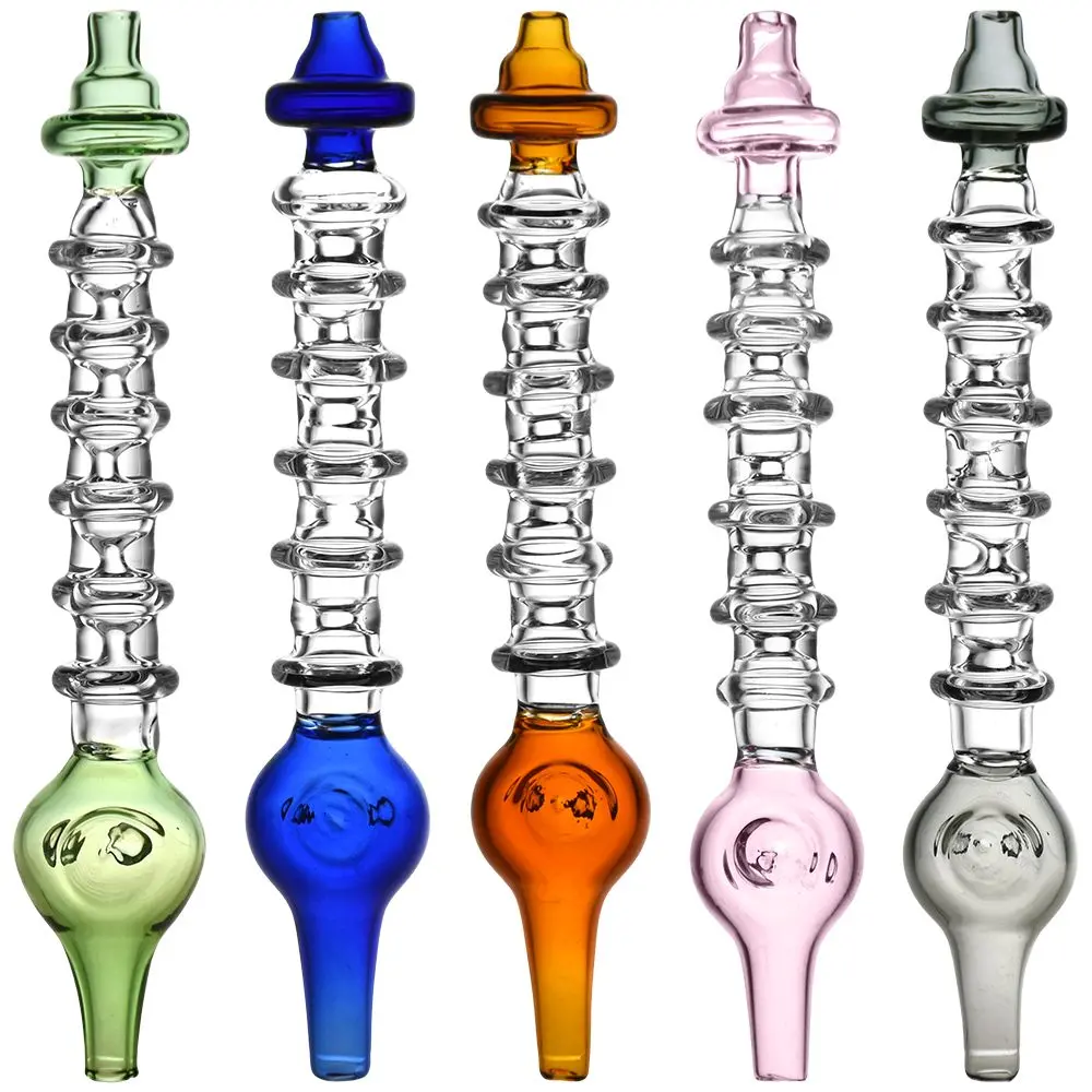 Rings Of Enlightenment Glass Dab Straw - 6" / 5Ct 1