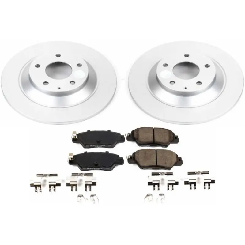 Power Stop 16-18 Mazda Cx-5 Rear Z17 Evolution Geomet Coated Brake Kit 1